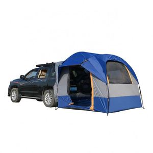 Double-Layer One Bedroom Family Camping <b>Tent</b> Suv Camper Roof Sunshade | 210T Polyester Large Outdoor Four-Season Waterproof - Product Image 1