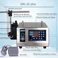 Machine de remplissage semi-automatique à double tête de haute précision Ditrontech pour cartouches d'huile liquide, boissons et produits chimiques en acier inoxydable