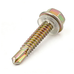 Tornillos de Cabeza Hexagonal con Brida para Perforación de Fábrica Bibo Yaente |   Tornillos Autoperforantes y Autoperforables con Recubrimiento de Zinc - Clavos para Techos de Acero de Color - Product Image 1