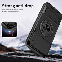 Coque arrière antichoc avec protection coulissante pour appareil photo pour iPhone 18 Pro, étui hybride rigide et souple pour Huawei Pura 80 Pro / Pura 80 Ultra
