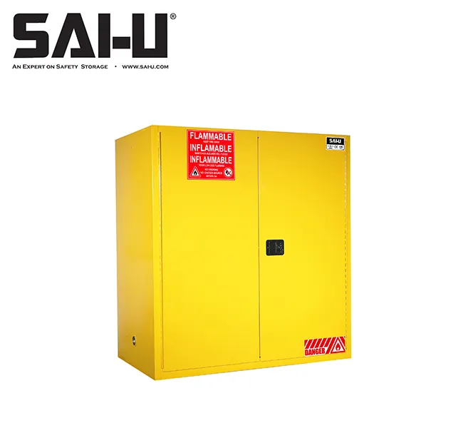 SC0110Y Dangerous goods storage Fireproof Chemical Storage Drum Cabinet SAI-U FM Flammable Liquid Storage Cabinet