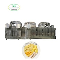 Hotsell Walley RVS Automatische Motor Hoge Temperatuur Voedseltunnel Droger Groente Knoflook Dehydraterende Droogmachine