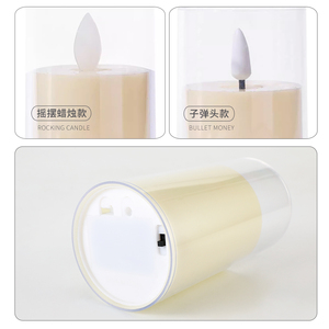 Bougies sans flamme Bougies à piles <span class=keywords><strong>Bougie</strong></span> en verre <span class=keywords><strong>LED</strong></span> Scintillement Danse <span class=keywords><strong>Wick</strong></span> Tea Lights - Product Image 5