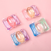 10g 13g 15g pièces 3in1 OEM chiffon tablette de lavage vêtements détergent perles gel dosettes liquide lessive dosettes détergent capsules