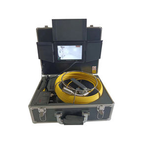 Caméra d'inspection de tuyau d'égout Écran 7 "et vidéo 1000tvl + enregistrement photo + objectif 0.9" + câble en fibre de verre 65ft 0.2" - Product Image 1