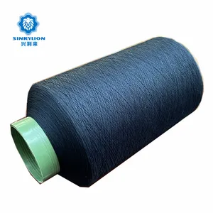 Keep clean dustproof textured yarn 100% water sweallable waterproof yarn for shoe upper knitting