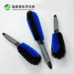 Friend Car Washing Supplies <b>Wheel</b> Brush TPRPP <b>Plastic</b> Filaments Long Handle Tire Cleaning Tool - Product Image 1