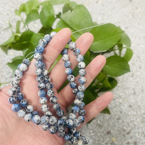 Bán buôn tự nhiên Brazil biotite hạt vòng azurite đá hạt - Product Image 5