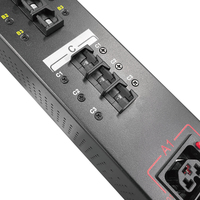 Barre d'alimentation pour rack de serveur PDU 415V de qualité supérieure, 6 disjoncteurs, prises combinées C39, homologuée UL, unité de distribution pour centre de données