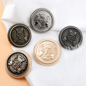 Trong Kho Bán Buôn Áo Khoác Lúa Mì Vương Miện Vòng Kim Loại Chân Đồng Phục Nút - Product Image 5