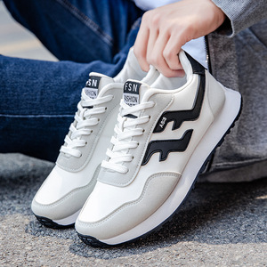 <span class=keywords><strong>Scarpe</strong></span> Sportive Casual da Uomo Primavera 2025, in Pelle Sintetica Resistente all'Usura, <span class=keywords><strong>con</strong></span> Chiusura a Lacci, Stile Classico Forrest Gump - Product Image 4