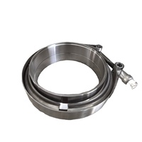 Prix usine Collier de serrage V à dégagement rapide en acier inoxydable 304, à ouverture rapide, pour tuyaux d'échappement