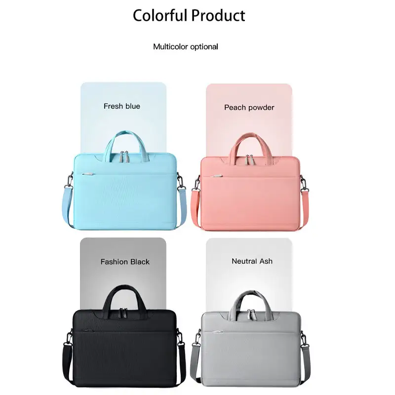 Waterproof Laptop Bag Sleeve Case Protective Shoulder Carrying Case Computer Notebook Bag for Man Woman
