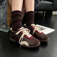 Chaussures Gump pour femmes, baskets décontractées à lacets, collection automne 2026, imprimé léopard, doublure en maille respirante, tige en PU, semelle extérieure composite, semelle souple