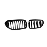 Calandre avant noire brillante à ligne unique pour BMW Série 5 G30 G38 pré-lifting 2018-2020, calandre double en ABS, vente en gros