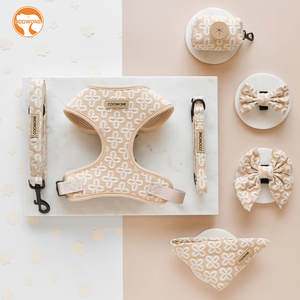 OEM カスタム パーソナライズ ペット用 ドッグハーネス ファッション エコフレンドリー ドッグハーネス＆リードセット 快適で通気性に優れた犬用ハーネスセット - Product Image 1