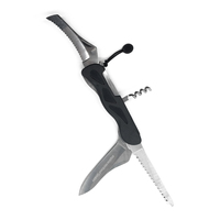 Accessoires de cuisine Couteau de poche multifonction 6 en 1 de haute qualité Couteau de camping multifonction Grimpeur Survie Multitool