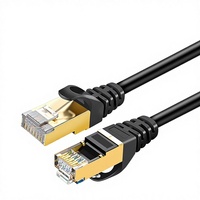 Kabel Jaringan LAN Komunikasi Ethernet CAT6A RJ45 Berkualitas Tinggi Permintaan Tinggi DIMAN Konduktor CCA OEM/ODM Laris Manis