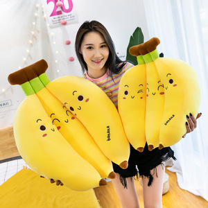 Frucht-Kissen Banane Kurzplüsch-Spielzeug Puppe Kinderschlafspielzeug Geburtstagsgeschenk PP-Baumwolle 31-50cm 7-14 Jahre Jugend Großhandel - Product Image 3
