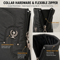 Bottes d'hiver pour femmes, imperméables, chaudes, élégantes, à semelle compensée, style urbain décontracté, OEM