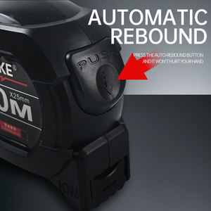 Cinta métrica <span class=keywords><strong>fluorescente</strong></span> autoblocante 5M 7,5 m 10m Cinta métrica digital gruesa anticaída con logotipo personalizado - Product Image 4