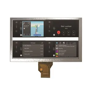 Écran industriel TFT LCD 8 pouces avec résolution 800x480 et interface RVB 50PIN