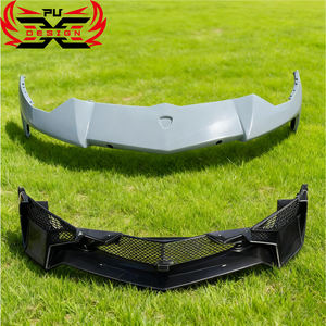 Pour <span class=keywords><strong>Lamborghini</strong></span> <span class=keywords><strong>Aventador</strong></span> LP700 LP720 <span class=keywords><strong>vente</strong></span> chaude demi Kit de carrosserie en Fiber de carbone SV Style mise à niveau pare-chocs avant arrière nouveau - Product Image 2