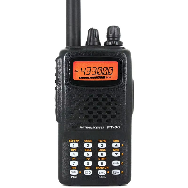YAESU FT-60R High Power Walkie-Talkie Long Distance Handheld Two-Way FM Radio Outdoor Wireless Intercom