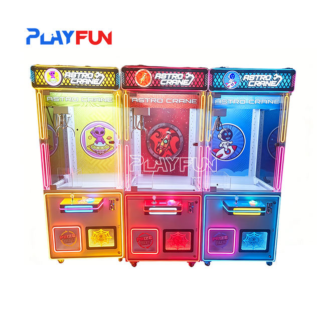 Space Theme CE Approved LED Coin Operated 110V 220V Doll Toy Prize Catcher Arcade Claw Machine for USA Europe Distributor