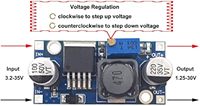 Aismartlink LM2596 Régulateur de tension DC à DC à haute efficacité 3.2-35V à 1.25-30V Convertisseur Buck Module abaisseur d'alimentation