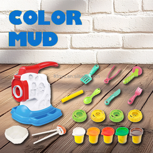 Lucky Toys Kit de <span class=keywords><strong>pâte</strong></span> <span class=keywords><strong>à</strong></span> <span class=keywords><strong>modeler</strong></span> DIY <span class=keywords><strong>Maison</strong></span> de jeu, <span class=keywords><strong>Pâte</strong></span> polymère auto-durcissante colorée, Machine <span class=keywords><strong>à</strong></span> nouilles, Jeu de rôle éducatif pour le modelage - Product Image 3