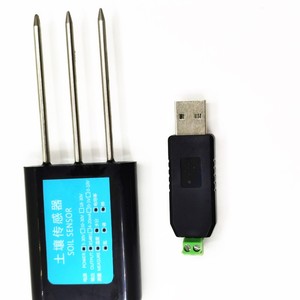 Registrador de datos de monitoreo en línea 7 en 1 LORA LORAWAN RS485 temperatura de humedad <span class=keywords><strong>del</strong></span> suelo EC salinidad sensor NPK - Product Image 5