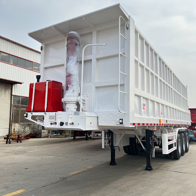 Best 60-100ton Truck Rear Wholesale 3 Axle 5 Axle Commercial Rear 9 Meters Dump Semi Trailer for Sale