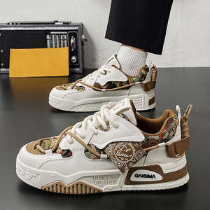 Zapatos Casuales de Hombre para Caminar, Diseño Exclusivo, para Todas las Temporadas, Blancos, con Suela Gruesa Antideslizante para Primavera 2026 - Product Image 5