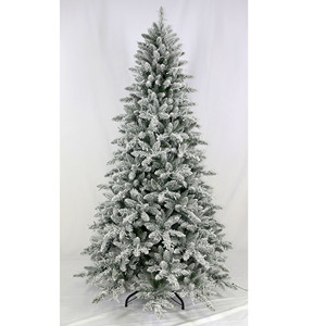 Chất lượng cây chất lượng tốt Fasion nhân tạo giáng sinh 7.5 feet pre-lit đổ xô cây tuyết cây điện áp thấp Led đa - Product Image 2