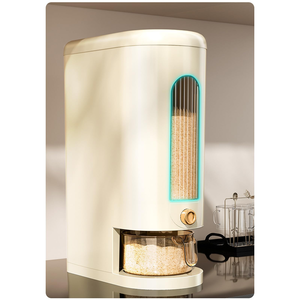 <b>Kitchen</b> Household Large Capacity Grain Dispenser sealed Rice Jar Rotating Rice <b>Storage</b> <b>Box</b> - Product Image 3