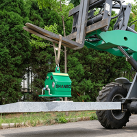 Chargeur articulé tout-terrain polyvalent avec direction intégrale, mode crab, fourche à aspiration rapide et godet 4-en-1
