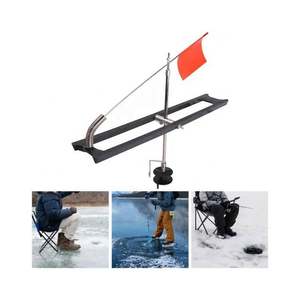 Caña de Pescar en Hielo de Invierno 2024, Nueva, de Alta Calidad, Precio Económico, Impermeable, Portátil, Duradera, con Punta Plegable, Poste de Metal - Product Image 5