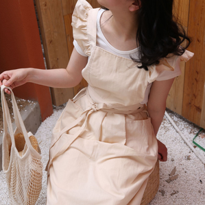Versión Coreana de todo <span class=keywords><strong>el</strong></span> delantal Art Studio Flower shop Milk tea shop ropa de trabajo estilo pastoral antiincrustante delantal de cocina - Product Image 2