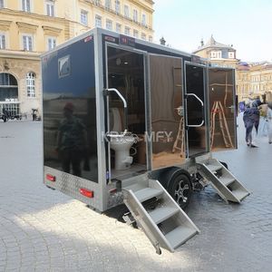 Remolques de Baño Móviles de Lujo para Exteriores, Precio de Fábrica 2025, Fabricantes de Remolques con Inodoros Portátiles en Venta - Product Image 4