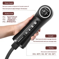 Appareil de massage des jambes à ondes d'air intelligentes avec airbag, pétrissage et thérapie chauffante pour la relaxation musculaire et le soin des genoux/cuisses/mollets/pieds