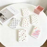 Funda Magnética de Cuero PU con Diseño de Cerezas para Tarjetas de Identificación, Compatible con Samsung y iPhone, Universal