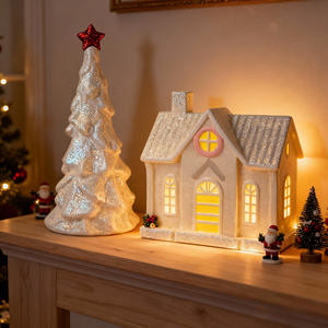 ต้นคริสต์มาสขนาดเล็กแบบเป็นมิตรกับสิ่งแวดล้อม ของตกแต่งบนโต๊ะ เหมาะสำหรับตกแต่งคริสต์มาส - Product Image 1