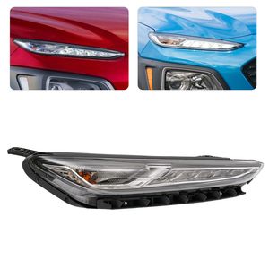 Sistema di Illuminazione Auto, Luci Diurne, Faro Anteriore a LED per Hyundai Kona 2018-2021, Accessori - Product Image 1