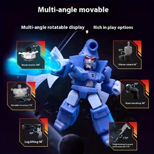 Blokees Figures Transformerss 71404 Original Genuine Chinese Version Assemble Toy Models Building Block Man Toy <b>Blind</b> Box - Product Image 5