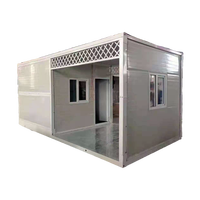 Maison conteneur pliable préfabriquée moderne de luxe personnalisée et respirante pour hôtels ou immeubles de bureaux