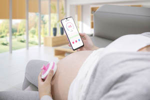 Jumper AngelSounds taşınabilir kablosuz cep Fetal Doppler JPD-100S + - Product Image 5