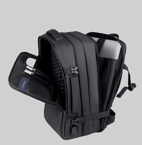 Sacs à dos décontractés extensibles pour ordinateur portable avec port USB, personnalisables avec logo, pour usage quotidien, voyages d'affaires et voyages aériens - Product Image 6