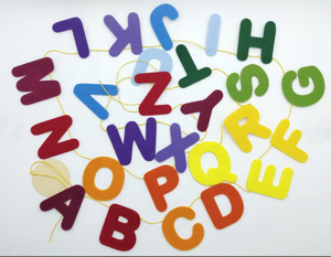 <span class=keywords><strong>Guirlande</strong></span> de lettres personnalisées en feutre, décor suspendu pour pépinière, jouet artisanal pour bébé, nom, fête, lettre alphabet - Product Image 6