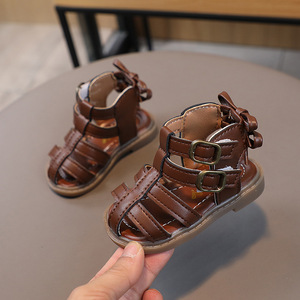 Sandalias de Verano para Bebés que Empiezan a Caminar, Sandalias Abiertas Transpirables Antideslizantes para Niños y Niñas, Sandalias Planas para la Playa - Product Image 3